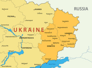 Донецьк і Луганськ на карті України