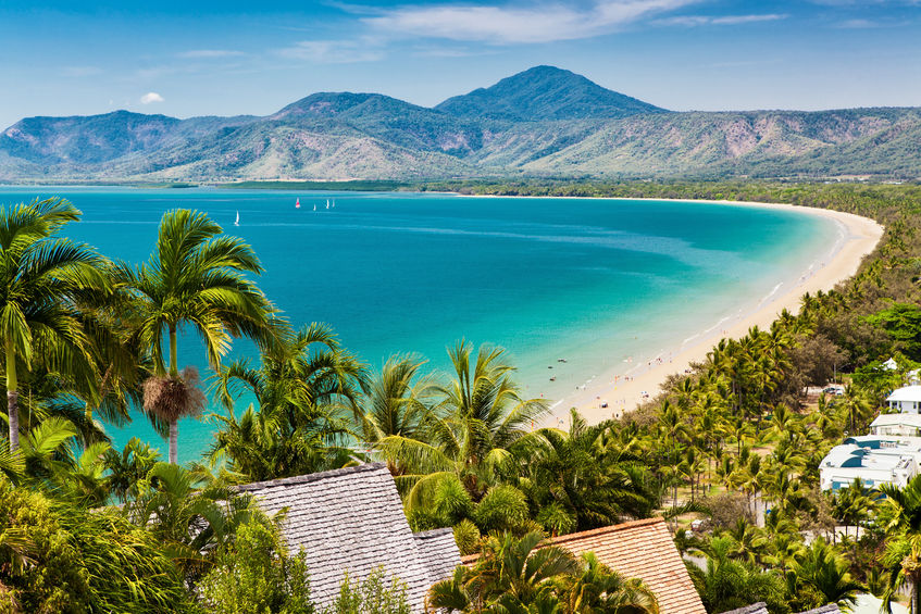 43941272 - port douglas beach and ocean on sunny day, queensland, australia