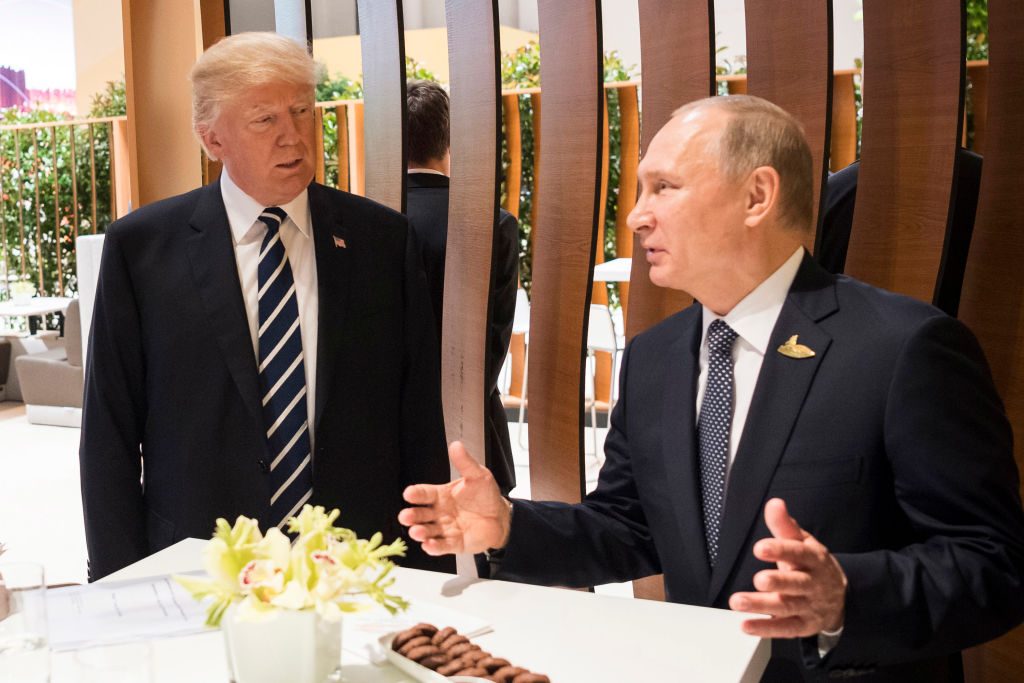 Трамп і Путін фото