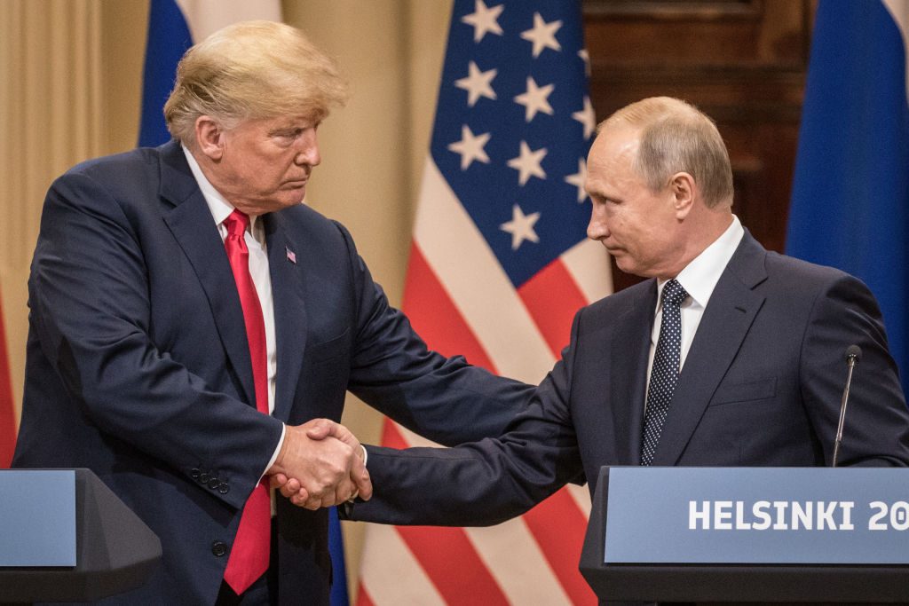 Трамп і Путін фото