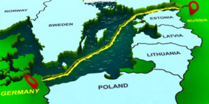 північний потік 2 карта