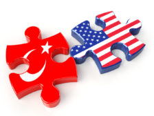 прапори сша і туреччини