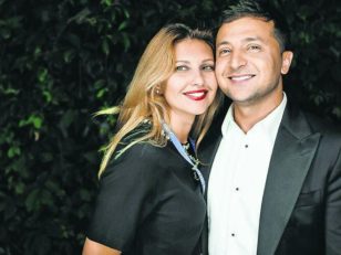 владимир зеленский с женой